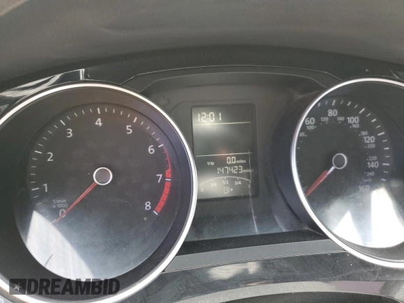 2016 Volkswagen Jetta Sport with VIN 3VWD17AJ5GM276970, listed as a Copart auction lot 61177255 with 147,423 mi miles and Salvage title. Bid and sale history available at DreamBid. Image 9.