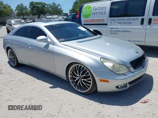 2006 Mercedes-Benz CLS-Class with VIN WDDDJ75XX6A024683, listed as a IAAI auction lot 42170096 with 1 mi miles. Bid and sale history available at carsss.com. Image 1.
