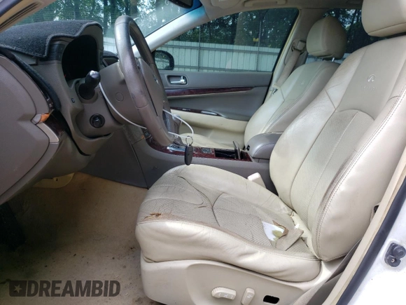 2008 Infiniti G35 Journey with VIN JNKBV61E98M228766, listed as a Copart auction lot 60345775 with 166,657 mi miles and Salvage title. Bid and sale history available at DreamBid. Image 7.