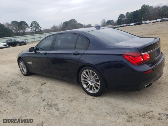 2013 BMW 7 Series 740Li with VIN WBAYE4C52DD136774, listed as a Copart auction lot 44769695 with 199,964 mi miles and Clean Title. Bid and sale history available at carsss.com. Image 2.