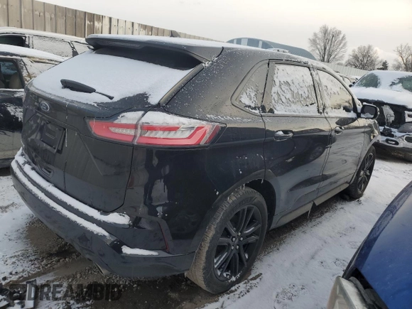 2020 Ford Edge SEL with VIN 2FMPK4J97LBB27033, listed as a Copart auction lot 89184665 with 70,477 mi miles and Salvage Title. Bid and sale history available at carsss.com. Image 3.