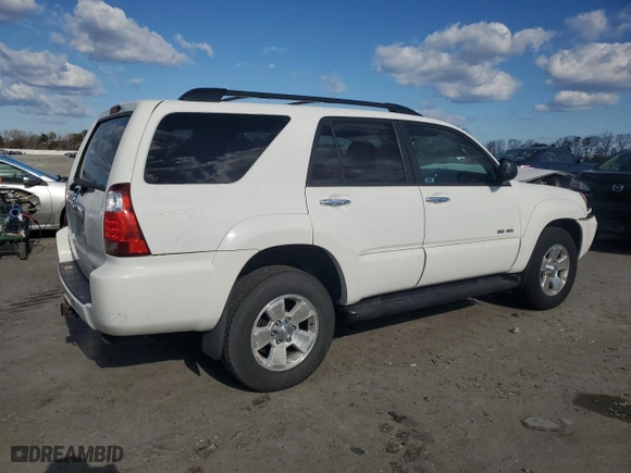 2006 Toyota 4Runner SR5 with VIN JTEBU14R160093420, listed as a Copart auction lot 50564035 with 125,108 mi miles and Salvage Title. Bid and sale history available at carsss.com. Image 3.