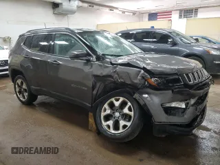2018 Jeep Compass Limited with VIN 3C4NJDCB8JT395928, listed as a Copart auction lot 55462985 with 66,941 mi miles and Clean title. Bid and sale history available at DreamBid. Image 4.