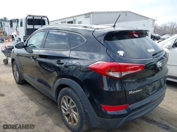2016 Hyundai Tucson SE with VIN KM8J3CA44GU162730, listed as a IAAI auction lot 41694219 with 159,830 mi miles. Bid and sale history available at carsss.com. Image 3.