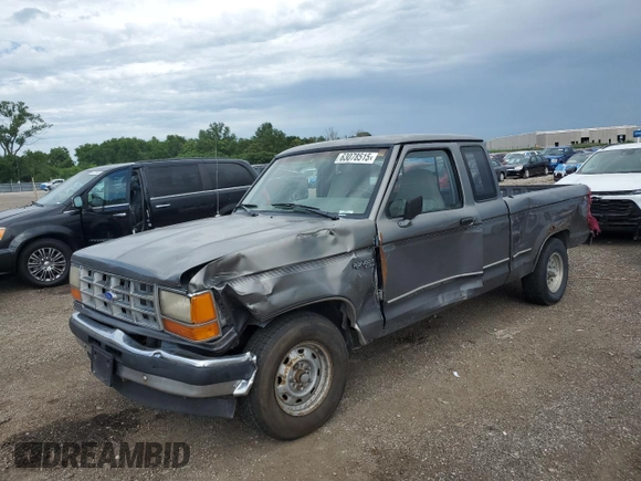 1991 Ford Ranger STX with VIN 1FTCR14X7MPA03412, listed as a Copart auction lot 63078515 with 32,891 mi miles and Salvage title. Bid and sale history available at DreamBid. Image 1.