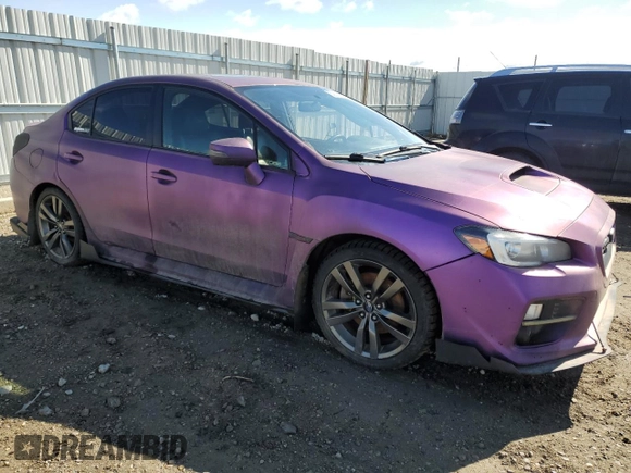 2017 Subaru WRX Limited with VIN JF1VA1L63H8814543, listed as a Copart auction lot 52857875 with Not provided miles and Salvage title. Bid and sale history available at DreamBid. Image 4.