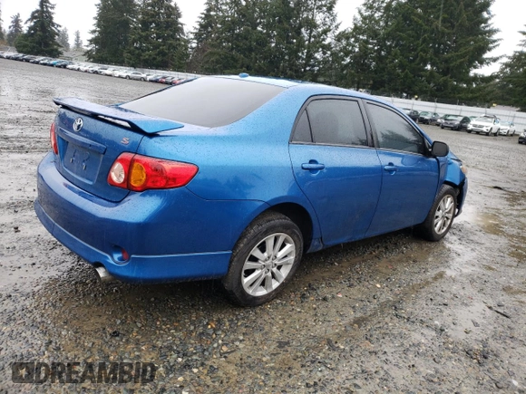 2009 Toyota Corolla with VIN 1NXBU40E59Z084558, listed as a Copart auction lot 45702905 with 126,074 mi miles and Salvage Title. Bid and sale history available at carsss.com. Image 3.