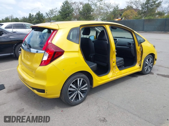 2018 Honda Fit EX-L with VIN 3HGGK5H95JM714215, listed as a IAAI auction lot 41939098 with 63,722 mi miles. Bid and sale history available at carsss.com. Image 4.