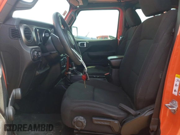 2018 Jeep Wrangler Unlimited Sport S с VIN 1C4HJXDN2JW246657, выставлен на аукционе Copart как лот 60331945 с пробегом 61 071 миль миль и Списание • Salvage title. История ставок и продаж доступна на DreamBid. Изображение 7.