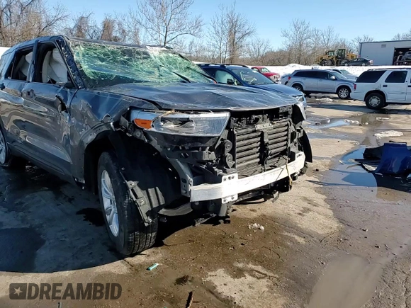 2021 Ford Explorer with VIN 1FMSK8BH4MGB32045, listed as a Copart auction lot 88047105 with 0 mi miles and Salvage Title. Bid and sale history available at carsss.com. Image 12.
