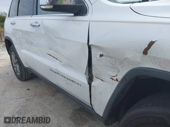 2014 Jeep Grand Cherokee Limited with VIN 1C4RJEBG1EC403972, listed as a IAAI auction lot 41455012 with 241,168 mi miles and . Bid and sale history available at DreamBid. Image 6.