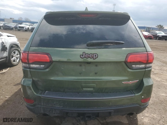2019 Jeep Grand Cherokee Trailhawk with VIN 1C4RJFLG1KC695400, listed as a Copart auction lot 54046985 with 75,564 mi miles and Salvage Title. Bid and sale history available at carsss.com. Image 6.
