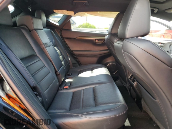 2015 Lexus NX 200t with VIN JTJYARBZ0F2004365, listed as a Copart auction lot 55886135 with 80,414 mi miles and Salvage title. Bid and sale history available at DreamBid. Image 10.