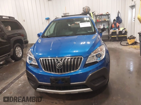 2016 Buick Encore with VIN KL4CJASB5GB601797, listed as a IAAI auction lot 41909757 with 112,814 mi miles. Bid and sale history available at carsss.com. Image 12.
