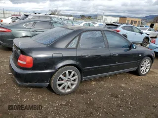 2001 Audi A4 with VIN WAUDC68D51A140718, listed as a Copart auction lot 43730695 with 151,442 mi miles and Salvage Title. Bid and sale history available at carsss.com. Image 3.