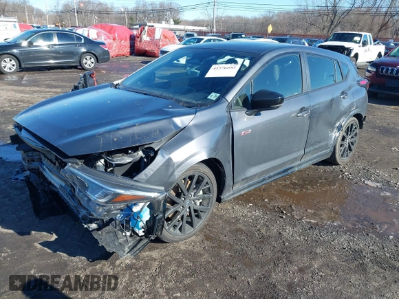 2024 Subaru Impreza RS with VIN JF1GUHJC0R8281361, listed as a IAAI auction lot 41576055 with 7,843 mi miles. Bid and sale history available at carsss.com. Image 21.