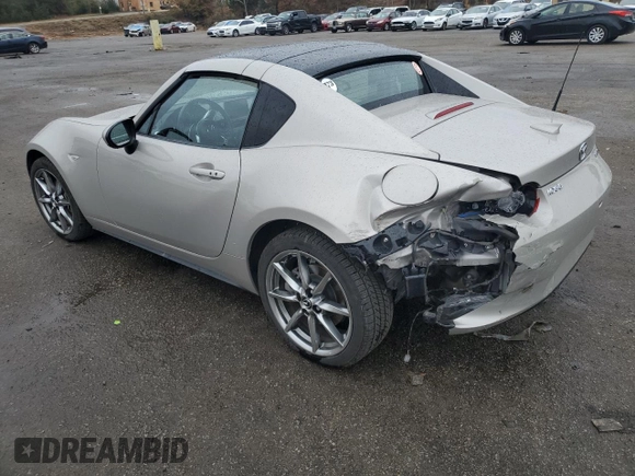 2022 Mazda MX-5 Miata Grand Touring z VIN JM1NDAM78N0504942, wystawiony jako Copart lot #83746334 z przebiegiem 17 610 mil mil oraz Szkoda całkowita • Salvage title. Historia ofert i sprzedaży dostępna na DreamBid. Obrazek 2.