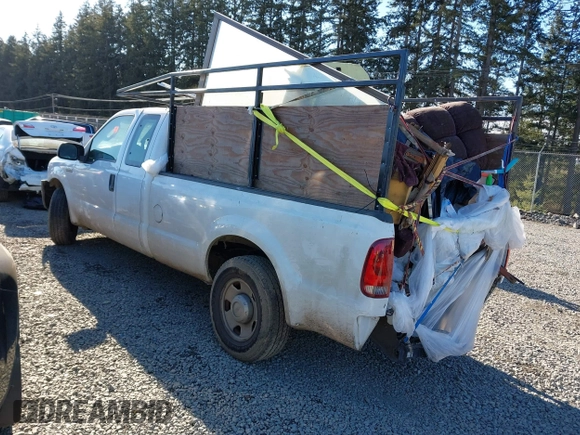 2005 Ford Super Duty F-250 XL with VIN 1FTSX20505EC46780, listed as a IAAI auction lot 41487266 with 1 mi miles. Bid and sale history available at carsss.com. Image 3.