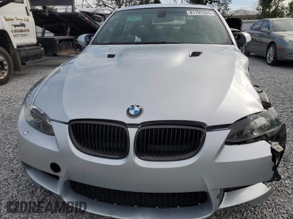 2009 BMW M3 z VIN WBSPM93579E201899, wystawiony jako Copart lot #81707204 z przebiegiem Nie podano mil oraz Szkoda całkowita • Salvage title. Historia ofert i sprzedaży dostępna na DreamBid. Obrazek 5.