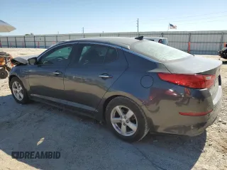 2015 Kia Optima LX with VIN KNAGM4A70F5639607, listed as a Copart auction lot 53066295 with 175,737 mi miles and Salvage Title. Bid and sale history available at carsss.com. Image 2.