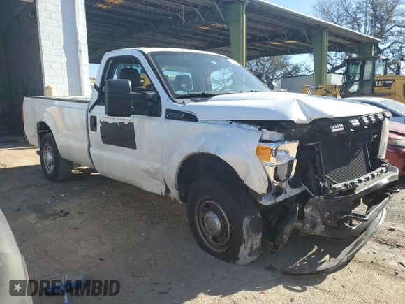 2013 Ford F-250 XL with VIN 1FTBF2A65DEA63870, listed as a Copart auction lot 83308544 with 83,554 mi miles and Salvage Title. Bid and sale history available at DreamBid. Image 4.