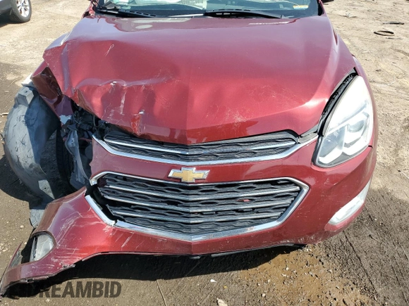 2016 Chevrolet Equinox LTZ with VIN 2GNALDEK2G1163798, listed as a Copart auction lot 51755235 with Not provided miles and Clean title. Bid and sale history available at DreamBid. Image 12.