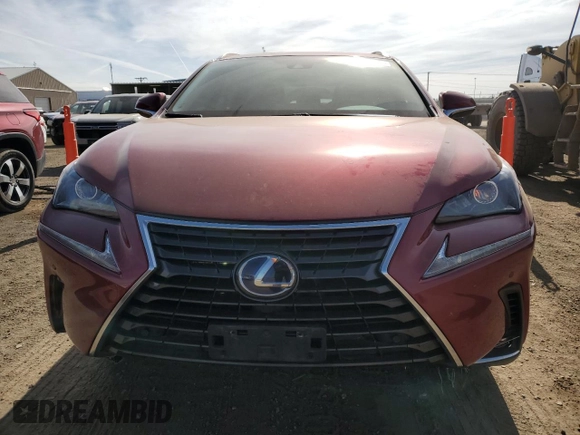 2019 Lexus NX 300h with VIN JTJBJRBZ3K2104153, listed as a Copart auction lot 54352025 with 74,340 mi miles and Salvage title. Bid and sale history available at DreamBid. Image 5.