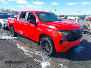 2023 Chevrolet Silverado 1500 Custom with VIN 1GCPDBEK0PZ164900, listed as a IAAI auction lot 41714627 with 65,148 mi miles and . Bid and sale history available at DreamBid. Image 1.