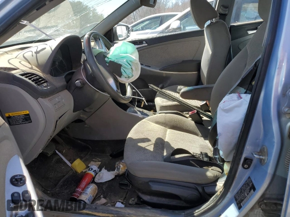 2012 Hyundai Accent GS с VIN KMHCT5AE1CU053035, выставлен на аукционе Copart как лот 49318715 с пробегом Не указан миль и Списание • Salvage title. История ставок и продаж доступна на DreamBid. Изображение 7.