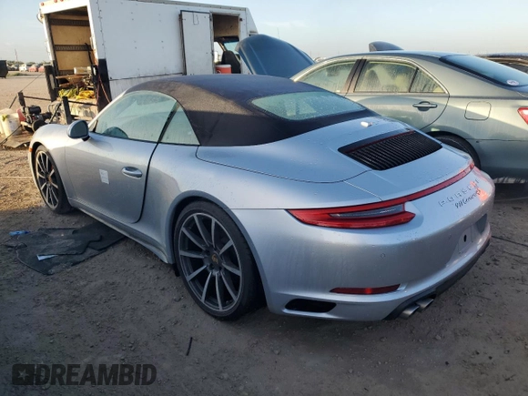 2017 Porsche 911 Carrera S with VIN WP0CB2A95HS154123, listed as a Copart auction lot 78064684 with 0 mi miles and Non Repairable. Bid and sale history available at carsss.com. Image 2.