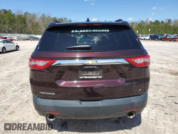 2020 Chevrolet Traverse LT Cloth with VIN 1GNERGKW7LJ200000, listed as a Copart auction lot 50799555 with 72,407 mi miles and Salvage Title. Bid and sale history available at carsss.com. Image 6.