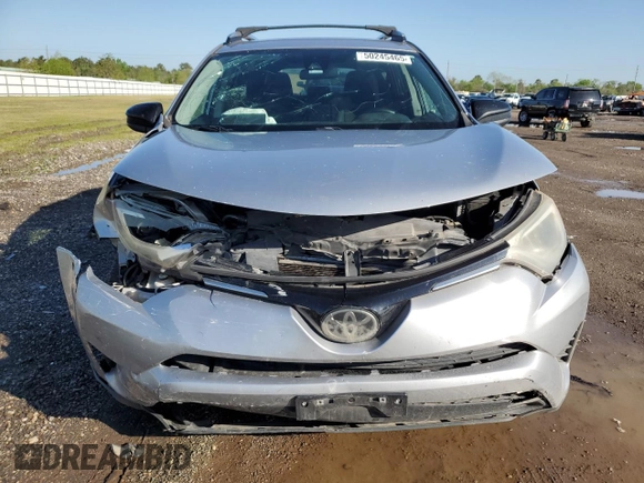 2017 Toyota RAV4 LE with VIN 2T3BFREV3HW636614, listed as a Copart auction lot 50245465 with 139,086 mi miles and Salvage Title. Bid and sale history available at DreamBid. Image 5.