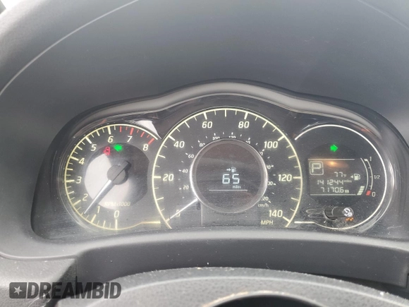 2015 Nissan Note SV with VIN 3N1CE2CP4FL386665, listed as a Copart auction lot 58596785 with 141,244 mi miles and Salvage title. Bid and sale history available at DreamBid. Image 9.