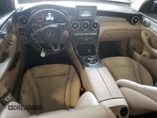 2019 Mercedes-Benz GLC 300 with VIN WDC0G4JB2KF612553, listed as a Copart auction lot 52122915 with 85,600 mi miles and Salvage title. Bid and sale history available at DreamBid. Image 8.