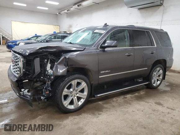 2018 GMC Yukon Denali with VIN 1GKS2CKJ6JR277120, listed as a Copart auction lot 47556525 with 184,424 mi miles and Clean Title. Bid and sale history available at carsss.com. Image 1.