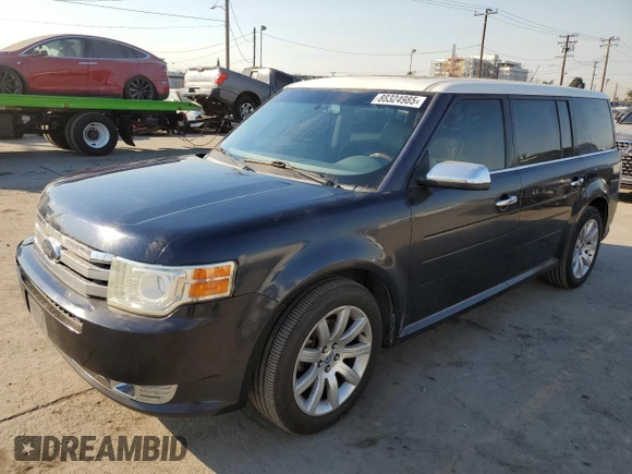 2009 Ford Flex Limited with VIN 2FMDK53C99BA25243, listed as a Copart auction lot 88324985 with 218,411 mi miles and Clean Title. Bid and sale history available at carsss.com. Image 1.