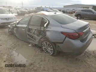 2018 Infiniti Q50 Sport with VIN JN1EV7AP0JM350821, listed as a Copart auction lot 45234655 with Not Provided miles and Non Repairable. Bid and sale history available at carsss.com. Image 2.