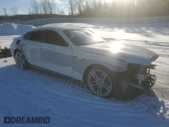 2017 BMW 6 Series 640i xDrive with VIN WBA6D2C59HGT66279, listed as a Copart auction lot 43651245 with 126,899 mi miles and Non Repairable. Bid and sale history available at carsss.com. Image 4.