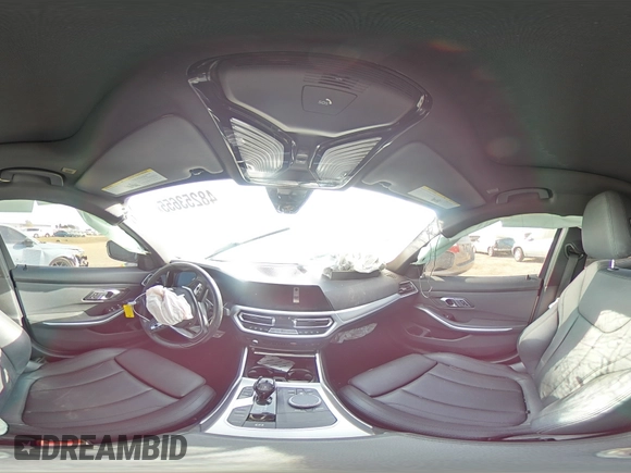 2020 BMW 3 Series 330i with VIN WBA5R1C05LFJ05290, listed as a Copart auction lot 48253655 with Not Provided miles and Salvage Title. Bid and sale history available at DreamBid. Image 13.