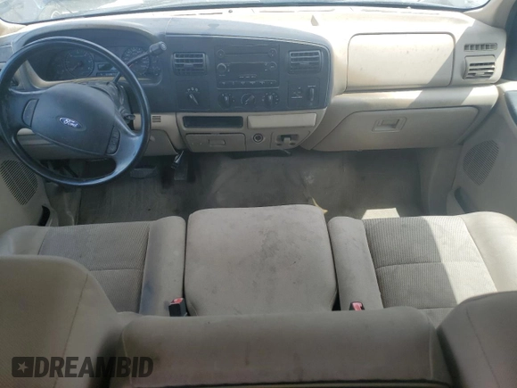 2005 Ford F-250 XL with VIN 1FTSX21555EA70470, listed as a Copart auction lot 65583455 with 243,381 mi miles and Salvage title. Bid and sale history available at DreamBid. Image 8.