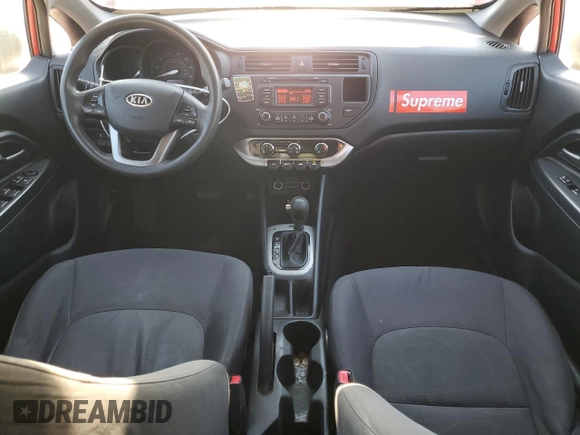 2012 Kia Rio LX with VIN KNADM5A31C6044051, listed as a Copart auction lot 52248345 with 181,306 mi miles and Clean Title. Bid and sale history available at carsss.com. Image 8.