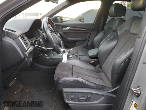 2019 Audi SQ5 Premium Plus with VIN WA1B4AFY5K2047400, listed as a Copart auction lot 46266904 with 24,304 mi miles and . Bid and sale history available at DreamBid. Image 7.