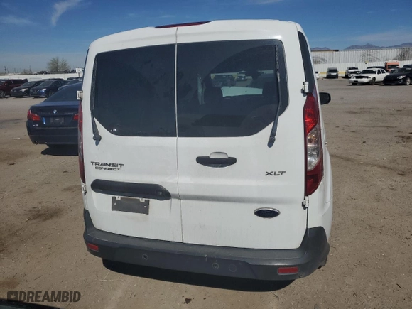 2016 Ford Transit Connect XLT with VIN NM0LS7F73G1252136, listed as a Copart auction lot 46182405 with 164,676 mi miles and Salvage Title. Bid and sale history available at carsss.com. Image 6.