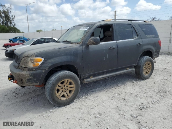 2003 Toyota Sequoia SR5 with VIN 5TDZT34A23S147778, listed as a Copart auction lot 52282845 with 0 mi miles and Clean Title. Bid and sale history available at carsss.com. Image 1.