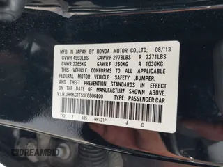 2014 Acura RLX Technology z VIN JH4KC1F59EC006800, wystawiony jako IAAI lot #42438554 z przebiegiem 166 443 mil mil oraz . Historia ofert i sprzedaży dostępna na DreamBid. Obrazek 9.