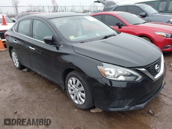 2017 Nissan Sentra S with VIN 3N1AB7AP7HY292088, listed as a IAAI auction lot 41539050 with 133,395 mi miles. Bid and sale history available at carsss.com. Image 1.