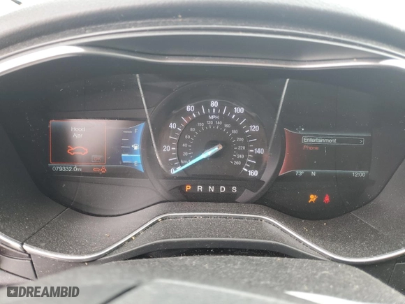 2018 Ford Fusion Titanium with VIN 3FA6P0D97JR233993, listed as a Copart auction lot 47234435 with 79,332 mi miles and Salvage Title. Bid and sale history available at carsss.com. Image 9.