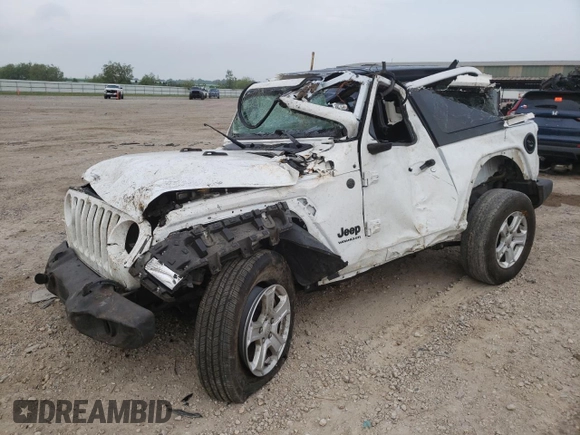 2022 Jeep Wrangler Sport S with VIN 1C4GJXAG3NW151208, listed as a Copart auction lot 51785434 with Not provided miles and Non repairable. Bid and sale history available at DreamBid. Image 1.