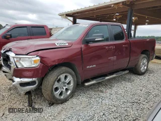 2022 Ram 1500 Big Horn with VIN 1C6RREBT0NN125521, listed as a Copart auction lot 54940105 with 98,767 mi miles and Salvage title. Bid and sale history available at DreamBid. Image 1.