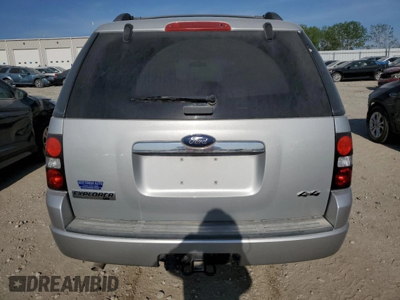 2009 Ford Explorer XLT with VIN 1FMEU73E99UA35633, listed as a Copart auction lot 50572125 with 124,471 mi miles and Salvage title. Bid and sale history available at DreamBid. Image 6.
